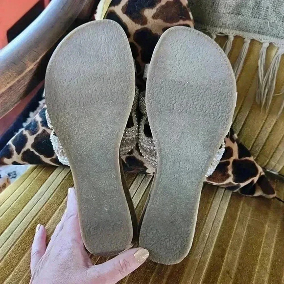 JellyPop Glendale Cork Wedge Sandals With Memory Foam Size 10 - Picture 9 of 12